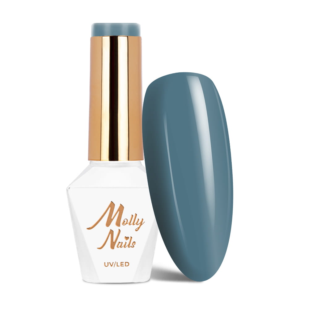 Lakier hybrydowy LED/UV Gel Polish Molly Nails Pure Nature Nr 103 Wild River HEMA/Di-HEMA Free 8g