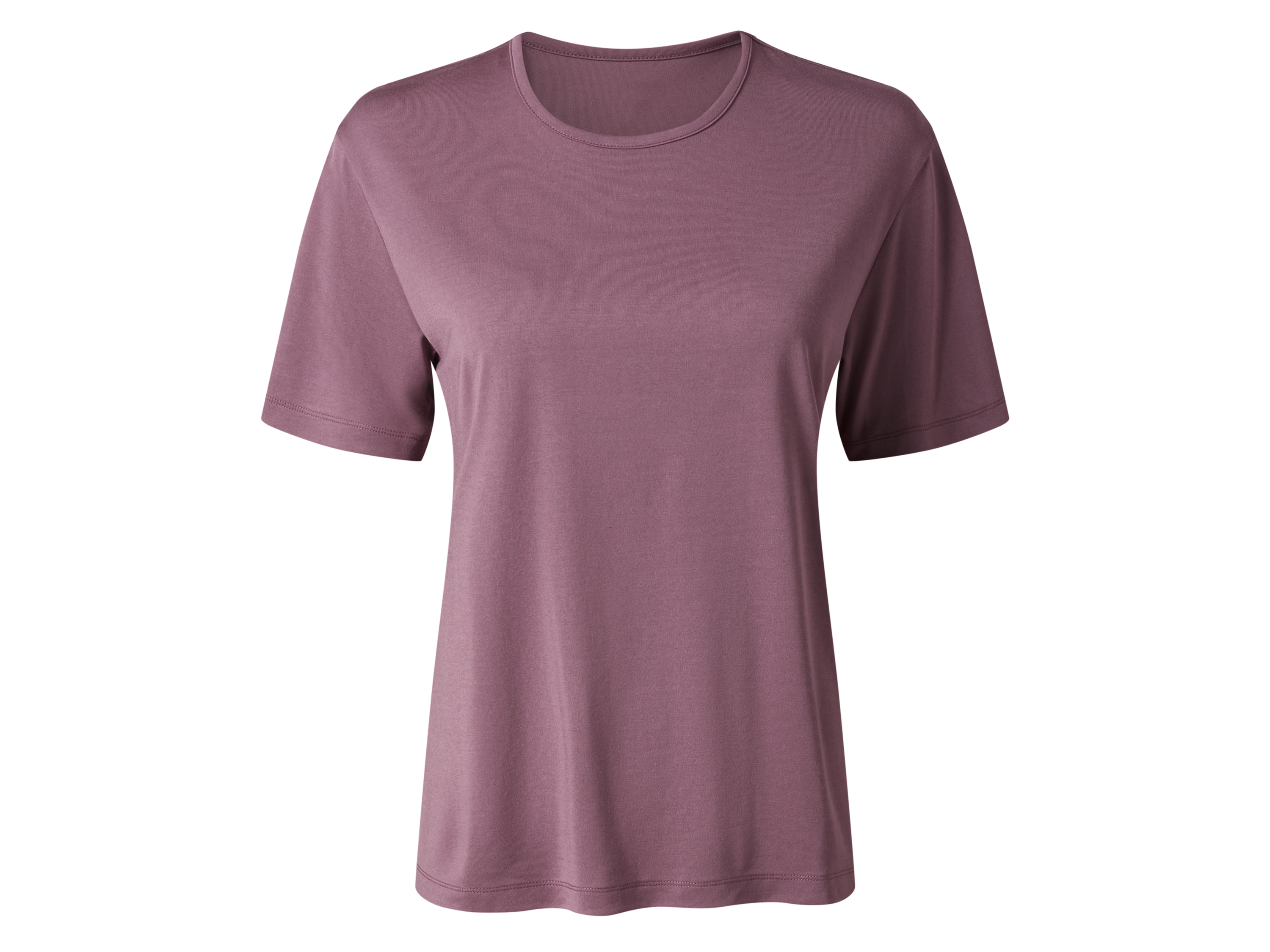 esmara T-shirt damski z modalem Ciemnoróżowy, M40/42