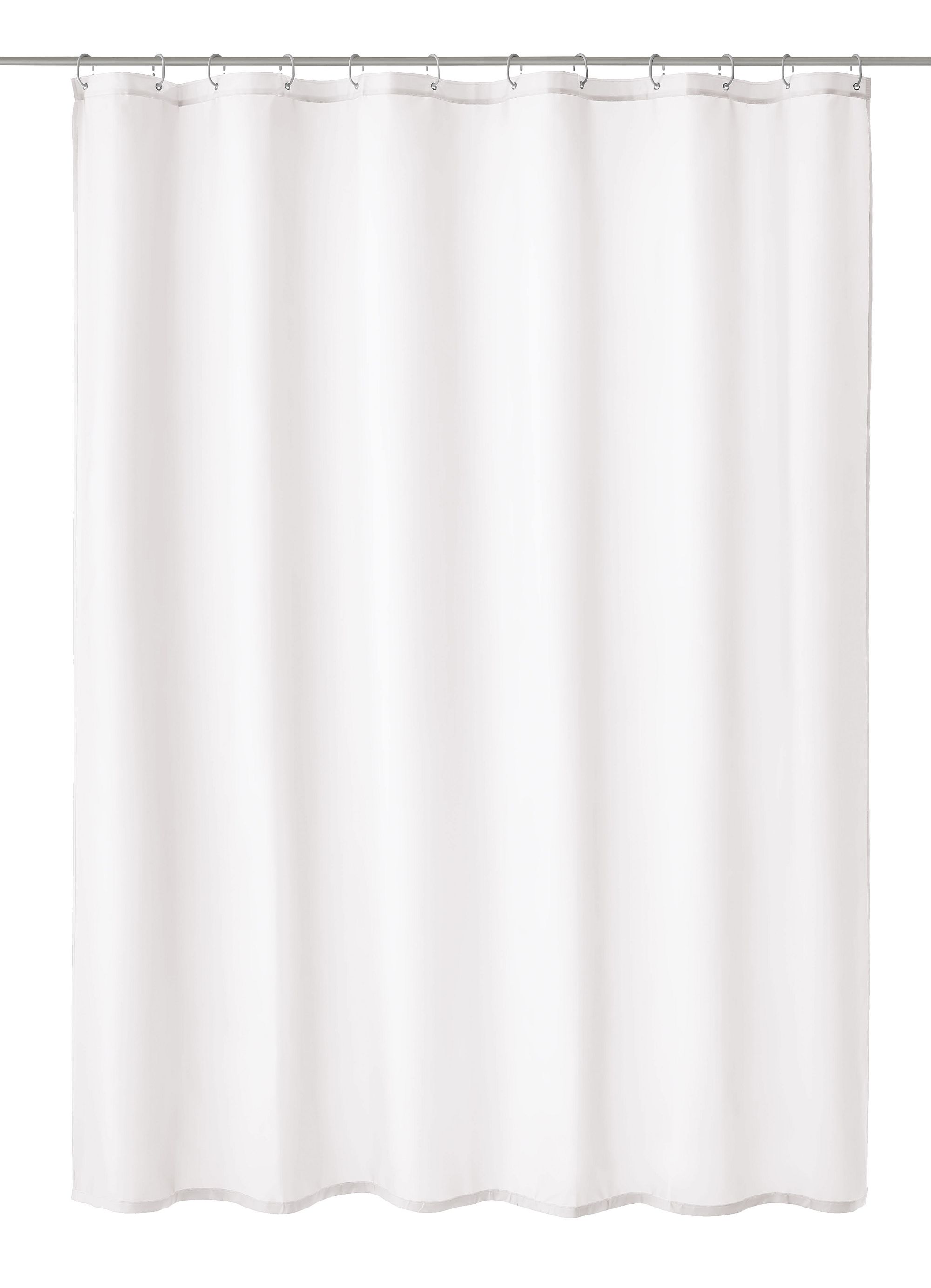Darmowa Dostawa - Zasłona prysznicowa 200x180 cm biała Kleine Wolke Kito 4937114305