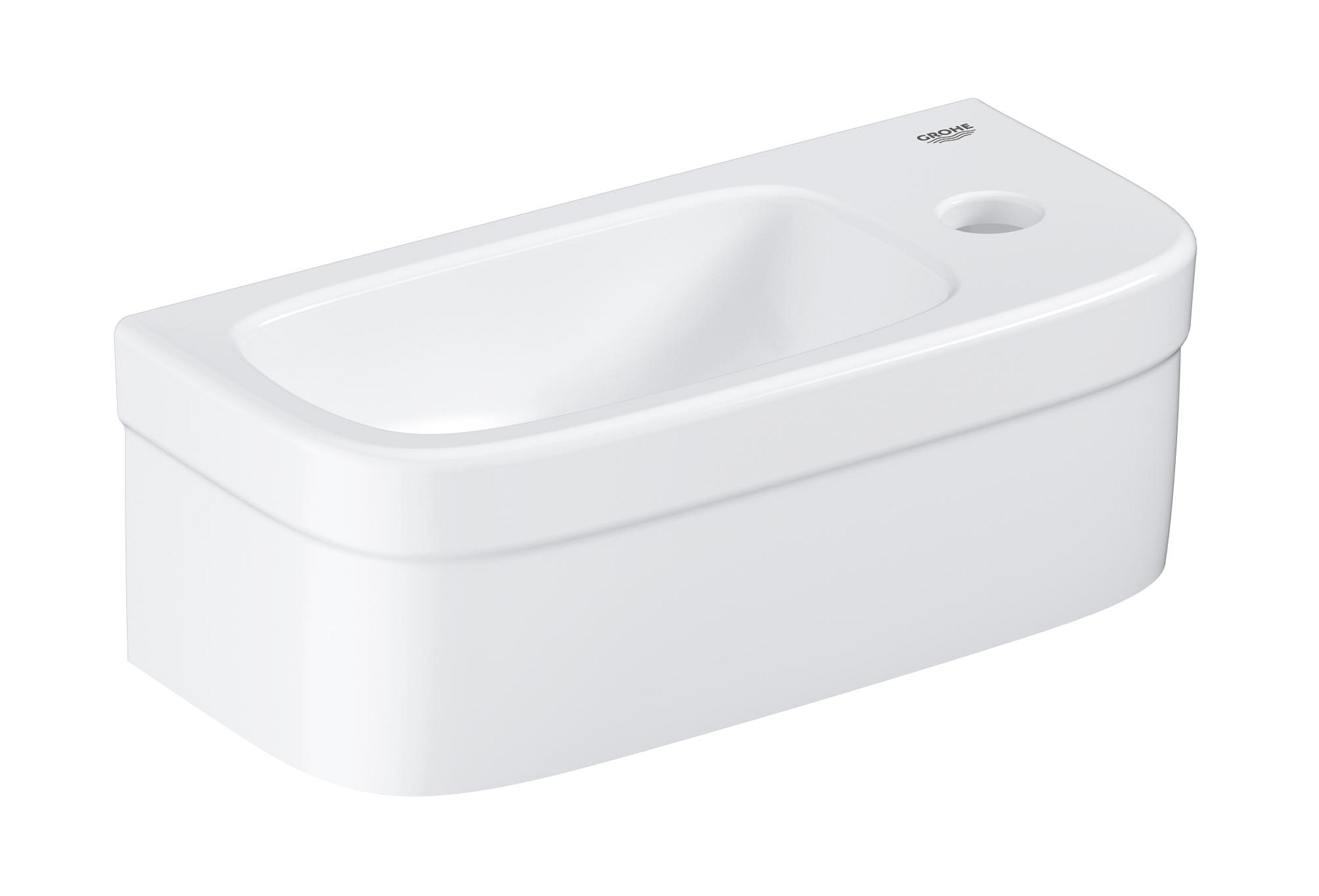 Darmowa Dostawa - Umywalka 37x18 cm półokrągła ścienna biała Grohe Euro Ceramic 39327000