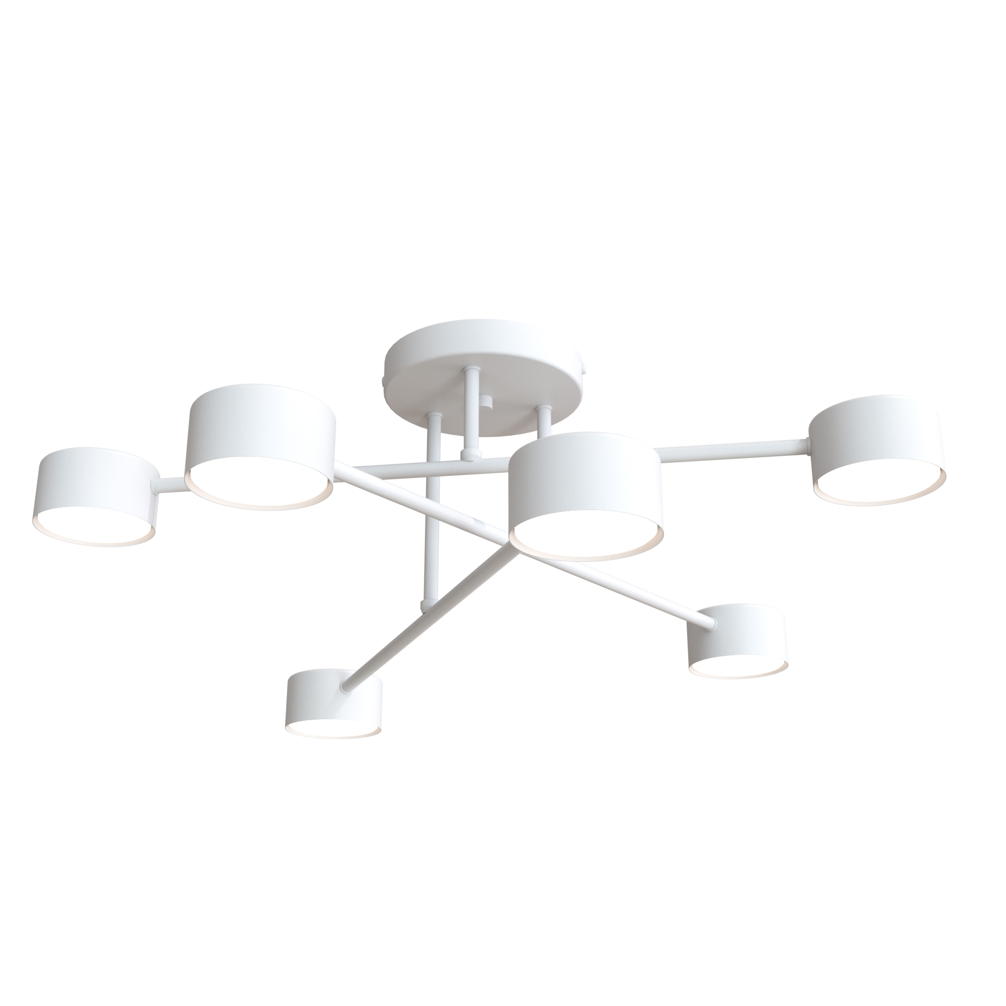 Darmowa Dostawa - Lampa podsufitowa 6x10 W biała Emibig Halo 13566