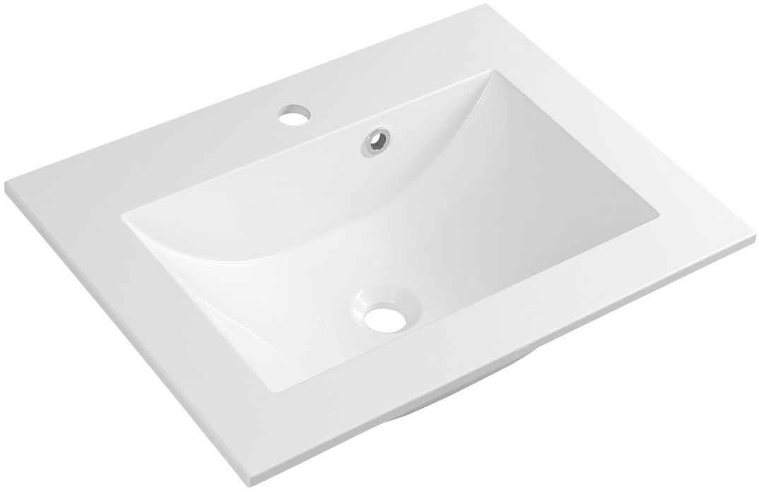 Darmowa Dostawa - Umywalka 60x45 cm prostokątna wpuszczana biała Sapho Yukon YU060