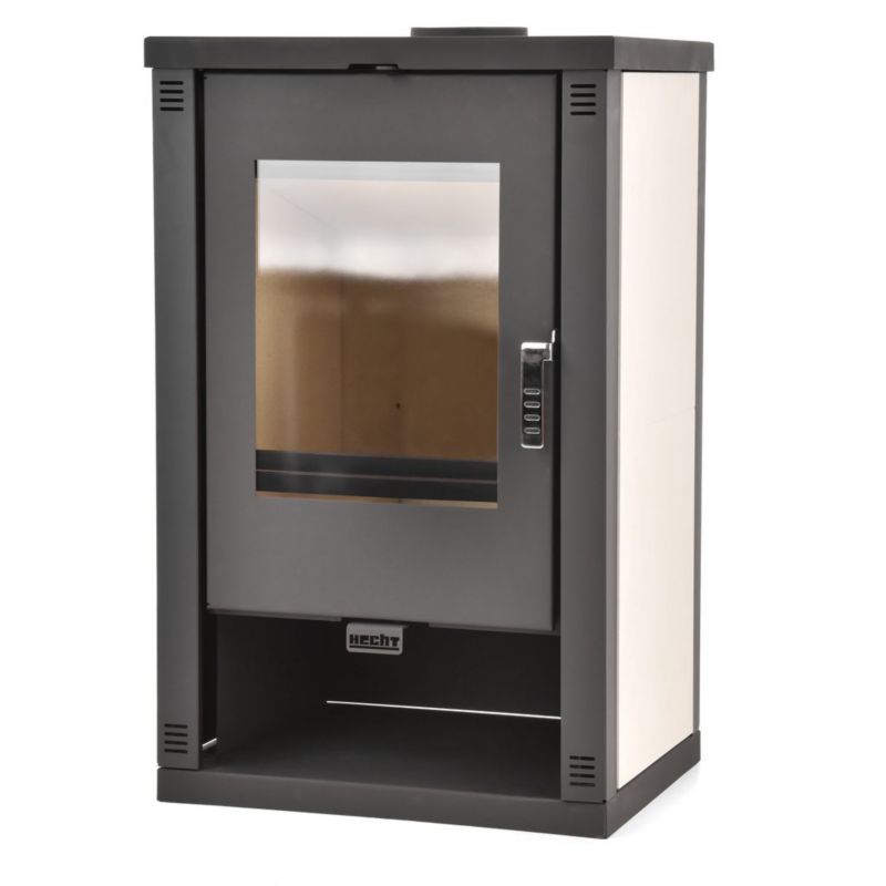 Kominek HECHT Helis Beige stal kamień moc 11 kW 1 SZT