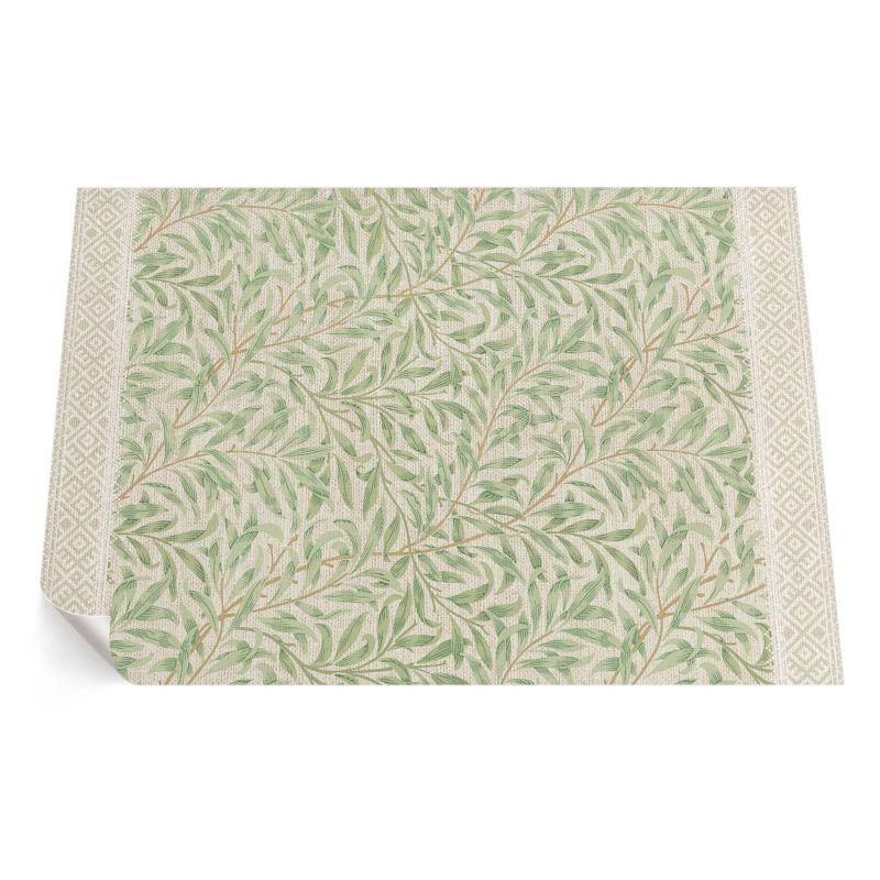 Dywan Winylowy Zewnętrzny ArtPrintCave 140x210 cm Vintage ilustracja liści William Morris 1 szt.