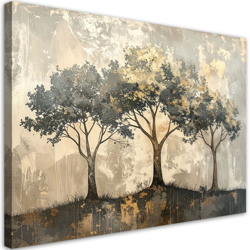 Obraz do salonu sypialni kuchni biura loftu Feeby Drzewa grunge 60x40cm 1szt