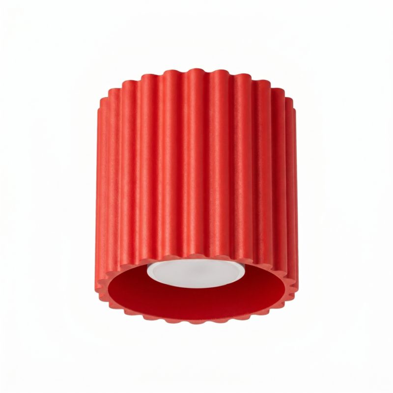 Plafon AURA 1 czerwony GU10 Sollux Lighting 1 szt.