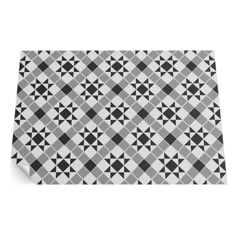 Dywan Winylowy Z Nadrukiem ArtPrintCave 120x180 cm Gotyckie gwiazdki stylowe kafelki 1 szt.