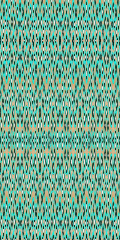 fototapeta Origin Wallcoverings coco ikat turkusowym 150 x 279 cm - 1 rol.
