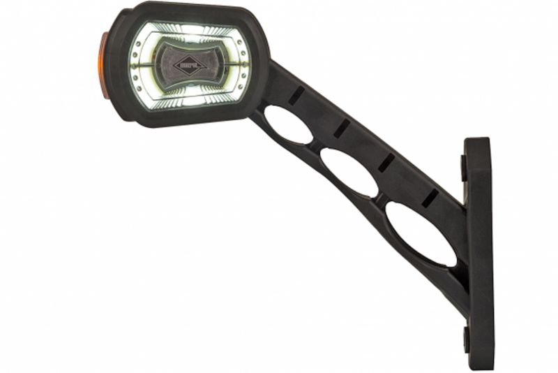 Lampa obrysowa HORPOL LDCC 2699 LED prawa na gumowym wysięgniku do przyczepy 1 szt.