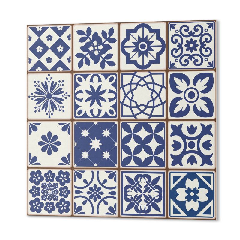 Komplet Kafelków PCV ArtPrintCave 20x20 cm Wzory kafli dekoracyjnych 20 szt.