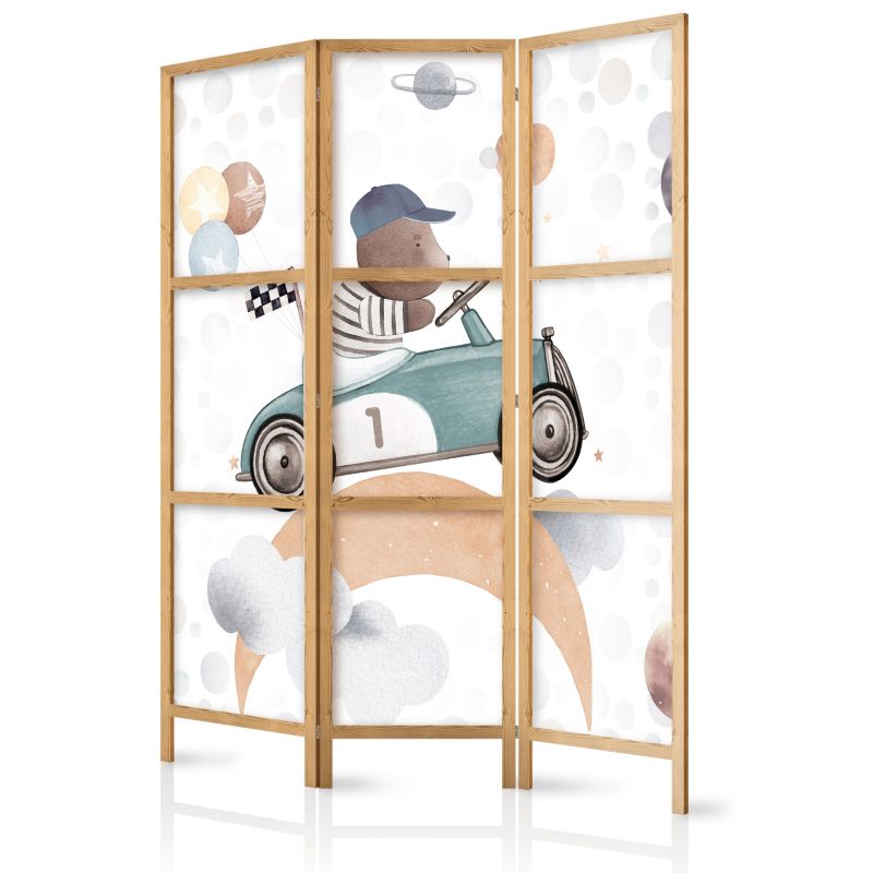 Parawan Muralo Japoński Kapibara Auto Samochodzik Dziecięcy Dekor 135x172 cm 1 szt.