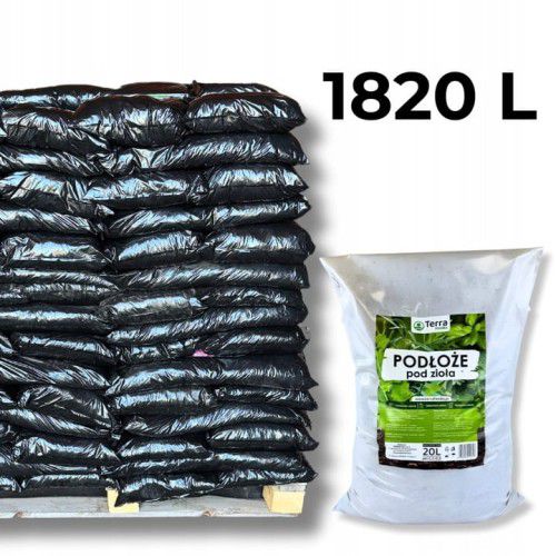Ziemia podłoże do ziół Terra Feniks 1820 l (paleta 91 worków x 20 l)