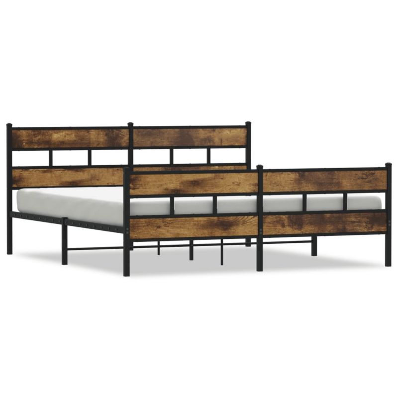 Łóżko metalowe WaszeMeble 183x213 cm dąb WM-3308467 1 szt.