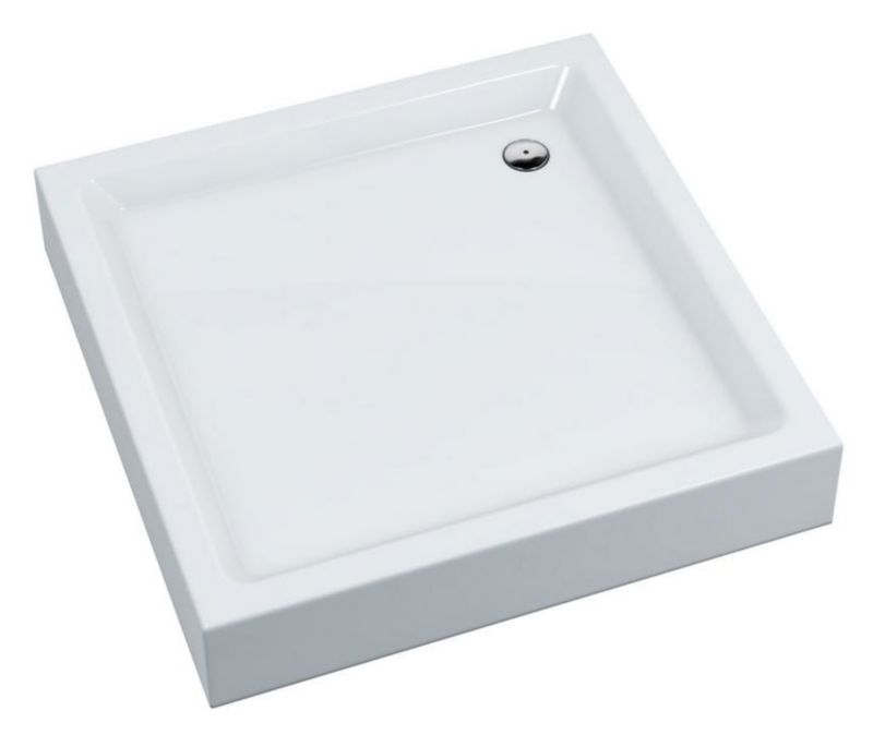 Brodzik akrylowy Schedpol Eko 2.0 kwadratowy 80 cm 3.320 1 szt.