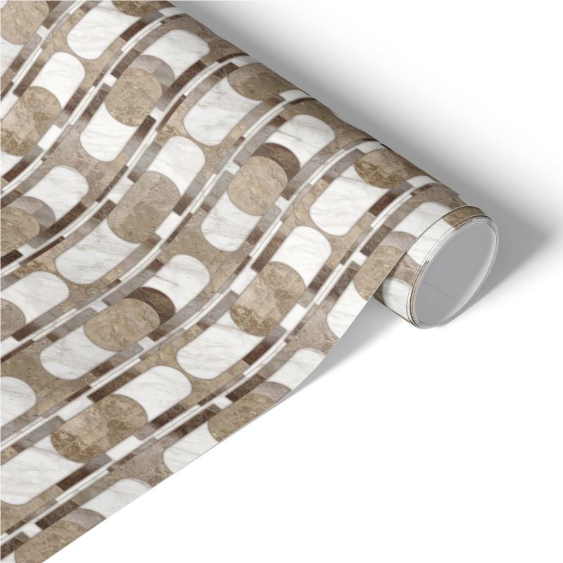 Okleina na Meble Tulup 65x130 cm Ziemne wzory Renowacja Mebli DIY 1 rol.