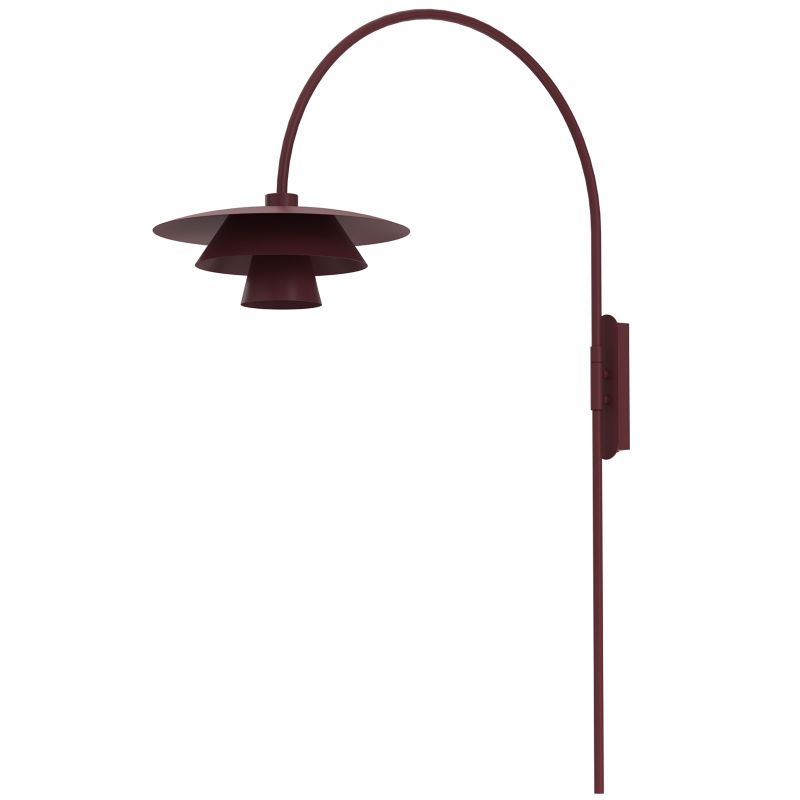 Kinkiet Luminex Plato czerwony 1xE27x15W IP20 wym:110x34x85cm - 1 szt.