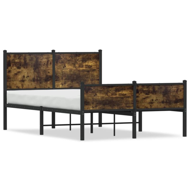 Łóżko metalowe WaszeMeble 120x190 cm dąb WM-4007847 1 szt.