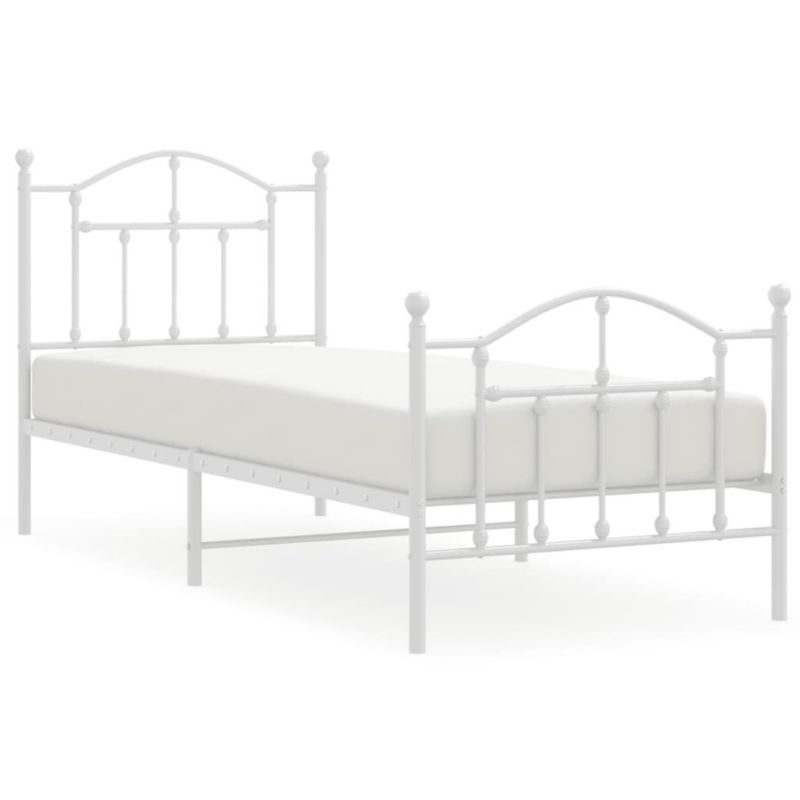 Łóżko metalowe WaszeMeble 90x190 cm biała WM-353498 1 szt.