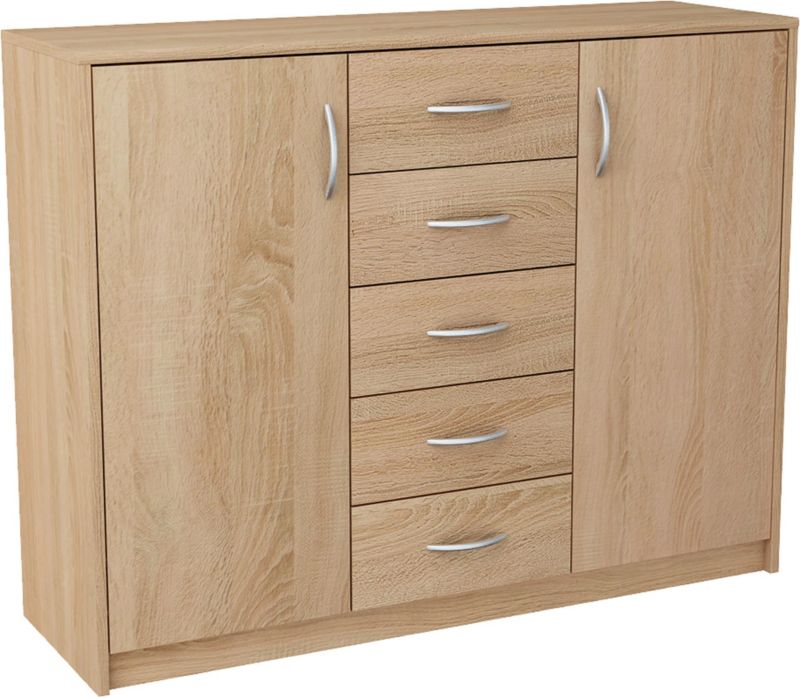 Komoda Matkam szafka 110 cm 2d5s regał Rob dąb sonoma 1 szt.