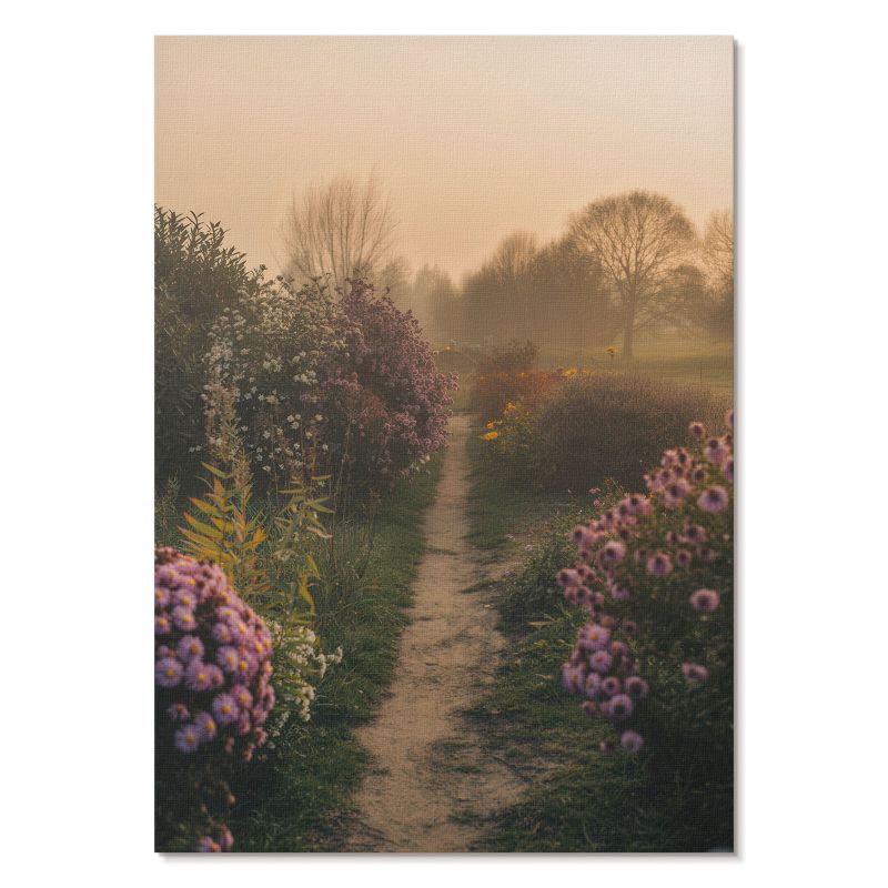 Nowoczesny Plakat na Płótnie Tulup 21x29,7 cm (A4) Kwitiący ogród Do salonu, sypialni, biura 1 szt.
