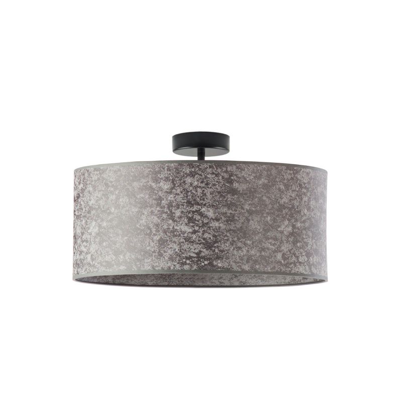Lampa wisząca Volta Light Factory żyrandol plafon z abażurem stożek Beton BLUES 50cm 1szt.