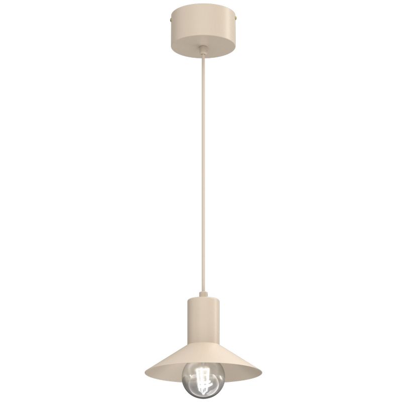 Lampa wisząca Luminex Nox beżowa 1xE27x15W IP20 wym: 112x20x20cm - 1 szt.