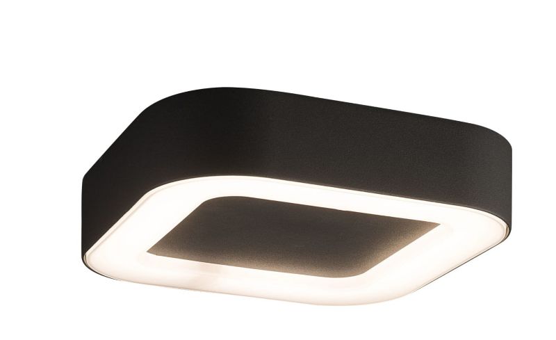 Lampa sufitowa zewnętrzna Nowodvorski Lighting Puebla grafitowa LED 12W 3000K 538lm IP54 wym: 4 x 20 x 20 cm - 1 szt.