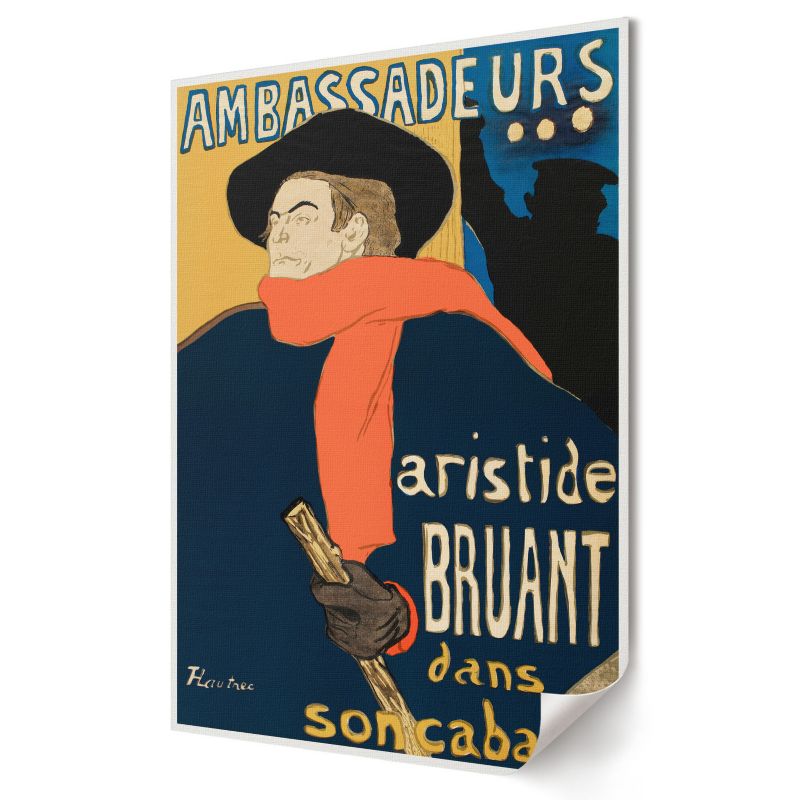 Plakat Wallfluent Format A2 Aristide Bruant Artysta Henri de Toulouse-Lautrec 1 szt.