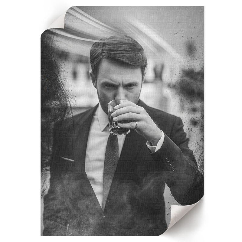 Plakat Dekoracyjny ArtPrintCave 59,5x84 cm Tajemniczy gentelman Felix "Trace" Brand 1 szt.