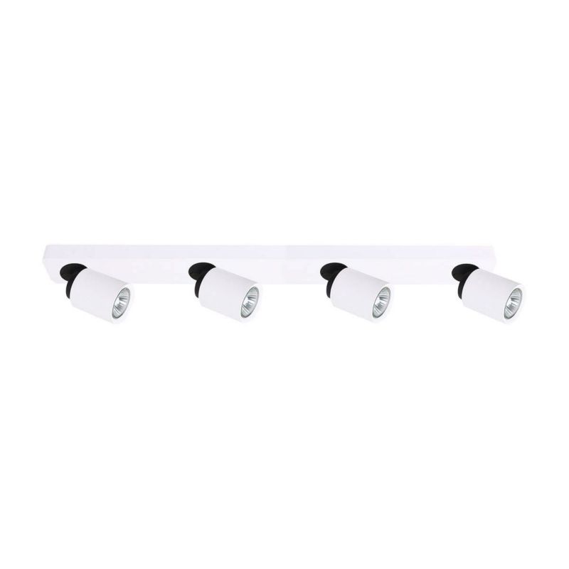 Lampa sufitowa wisząca Italux Lucien 0837 biało-czarna nowoczesna 4xGU10 x 35W 1 szt.