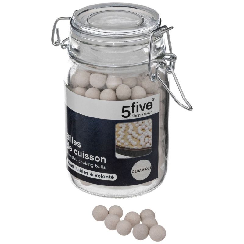 Ceramiczne kulki do pieczenia 5Five Simply Smart biały 6,8 cm 1 kpl.