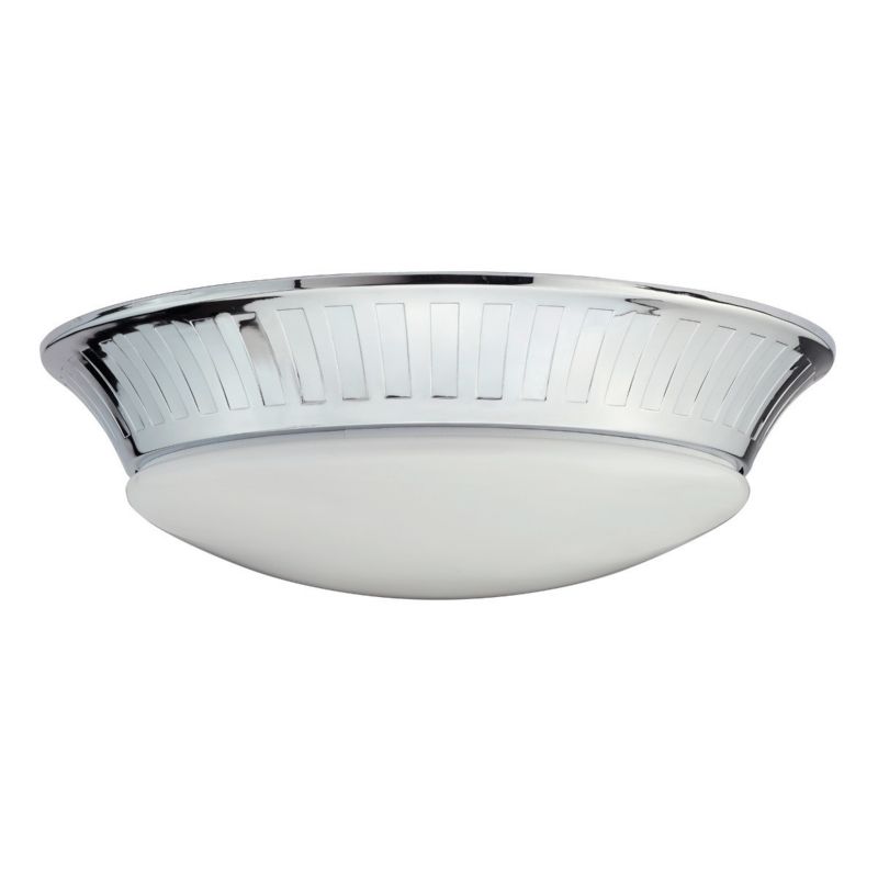 Plafon Elstead Whitby polerowany chrom-biały łazienkowy 1 x GX53 x 9W IP44 wym: 12 x 39,2 x 39,2 cm - 1 szt.