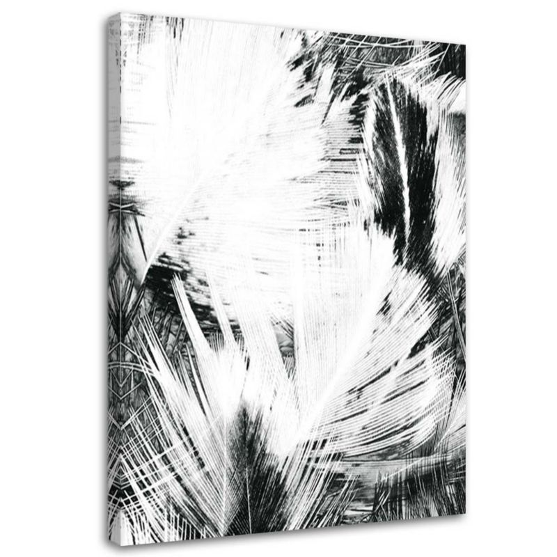 Obraz na płótnie Feeby Abstrakcja czarno-biała 30x45cm 1szt