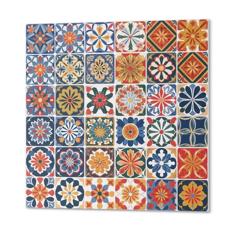 Paczka Kafelków Winylowych PCV ArtPrintCave 30x30 cm Wzory mozaikowych płytek 9 szt.