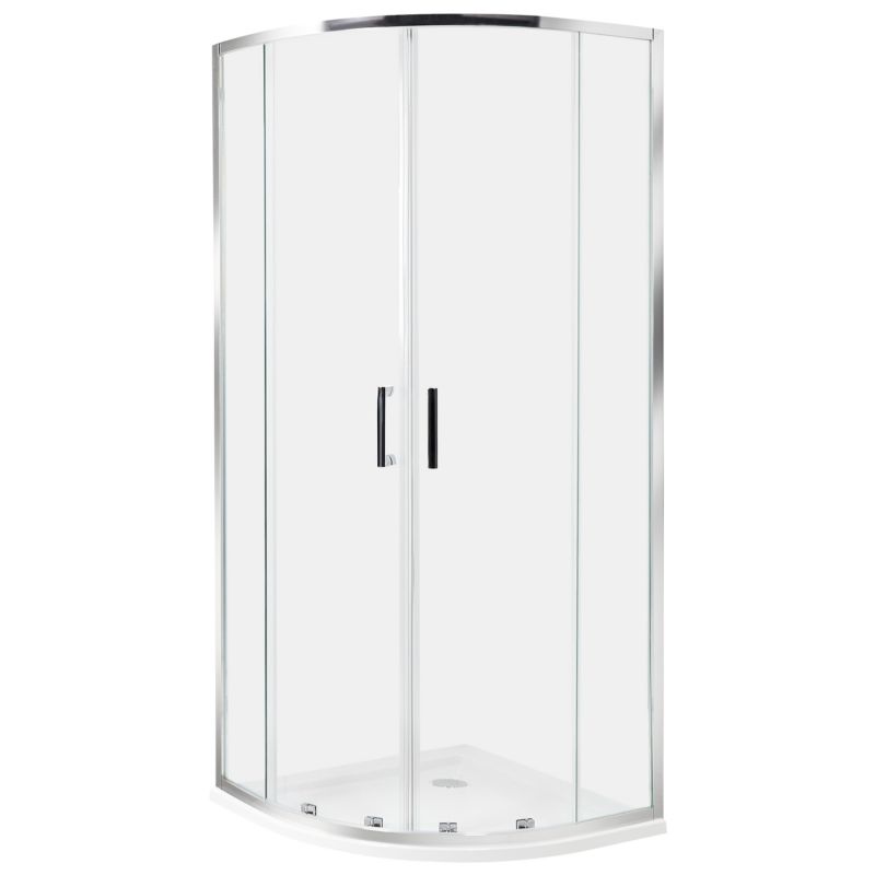Kabina prysznicowa Jukatan 80 x 80 x 185 cm Srebrny 1 szt.