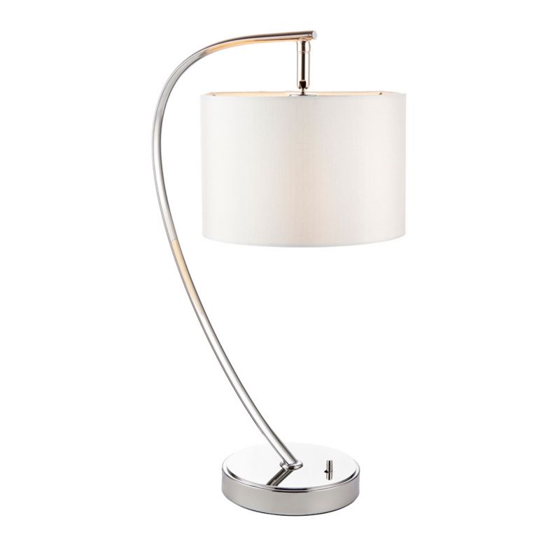 Lampa stołowa Endon JOSEPHINE niklowa 1xE14x15W IP20 wym:45x20x25cm - 1 szt.