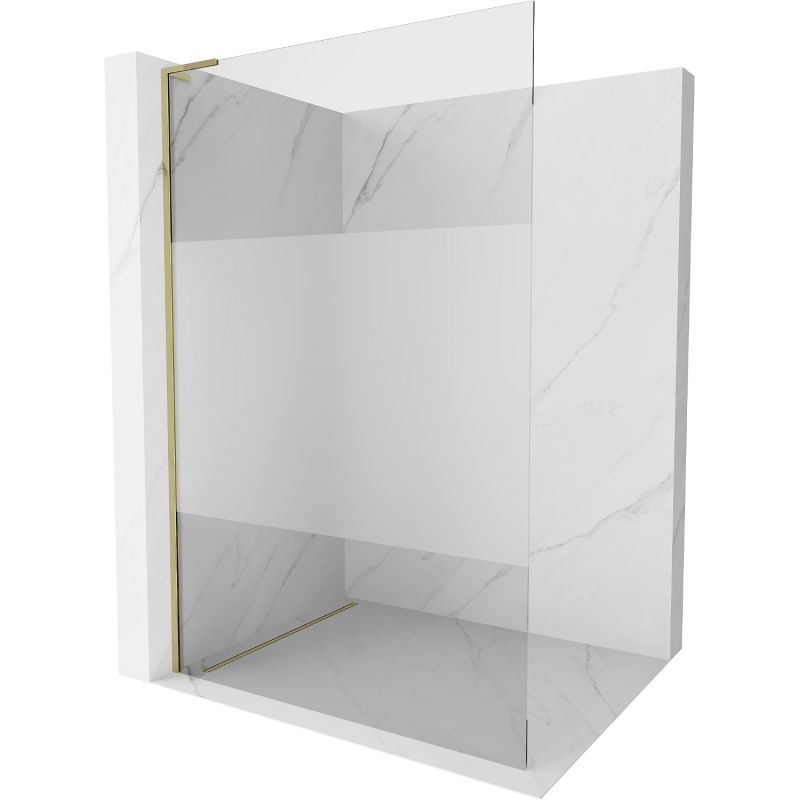 Ścianka prysznicowa walk-in Mexen Kioto L złota 110x200 cm 800-110-103-50-35 1 szt.