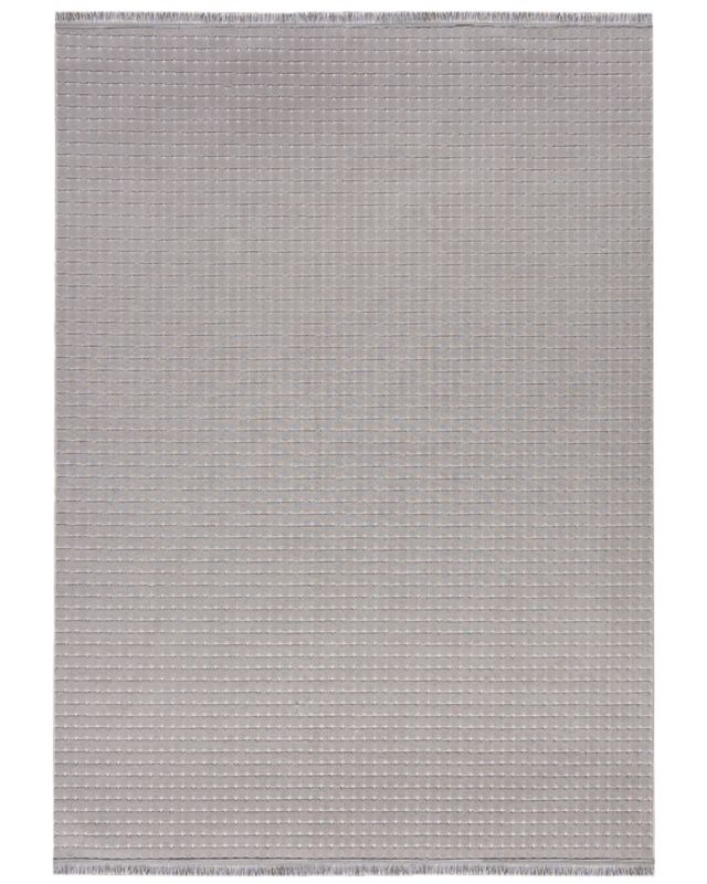 Nowoczesny dywan, geometryczny 100x300cm Sora Bene Mazovia - szary, na ogrzewanie podłogowe, 1szt.