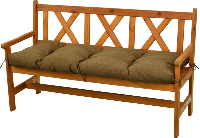 Poduszka na ławkę ogrodową AMPO 100 cm brązowy 1 szt.