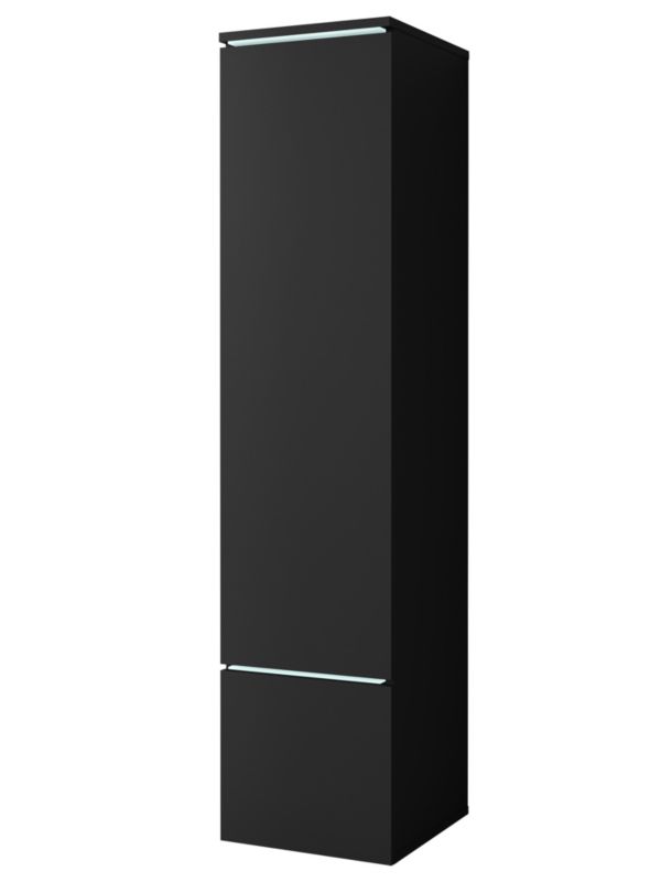 Szafka MINIO go for it VEVE 01 z oświetleniem LED, czarny 1 szt.