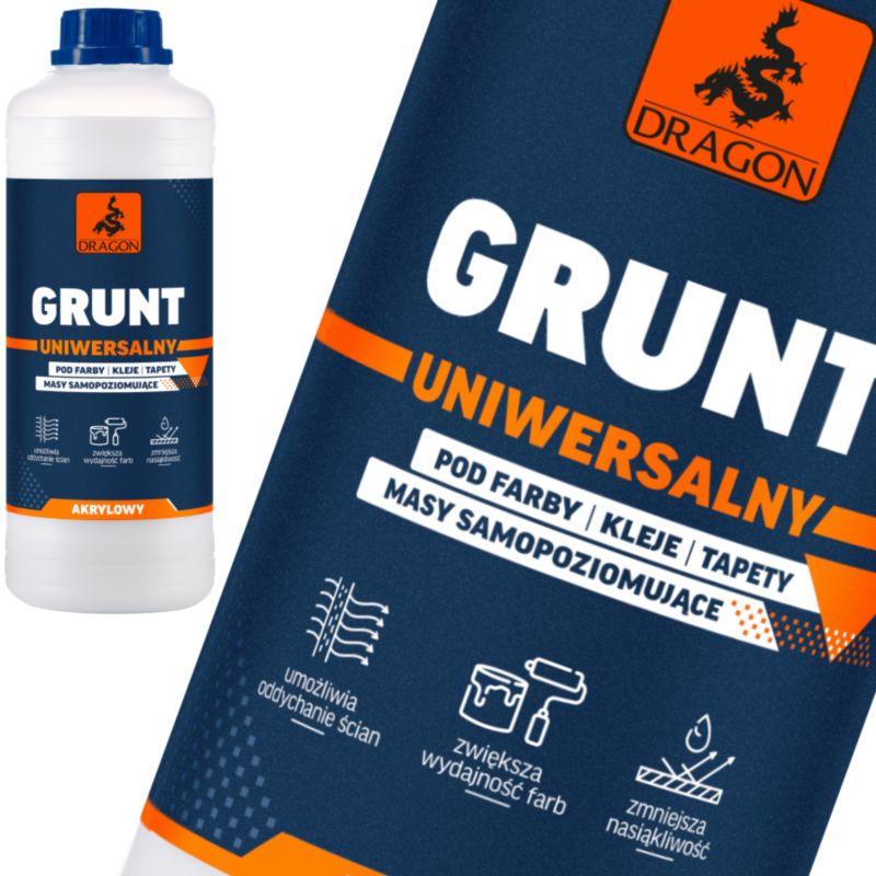 Grunt uniwersalny akrylowy DRAGON 1L