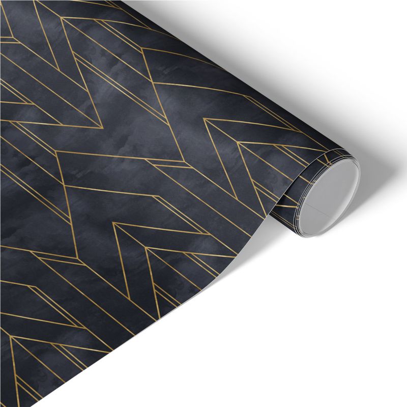 Samoprzylepna Okleina na Meble Tulup 75x150 cm Geometryczny wzór Do Sypialni I Garderoby 1 rol.
