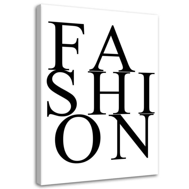 Obraz na płótnie Feeby Napis Fashion 80x120cm 1szt