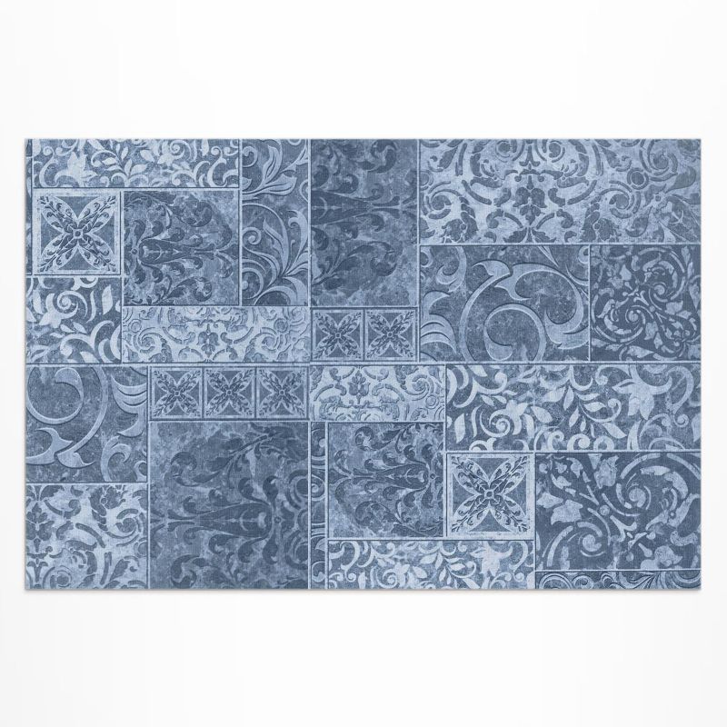 Winylowy Chodnik Zewnętrzny Wallfluent 80x120 cm Antyczne kafelki wytarte płytki 1 szt.