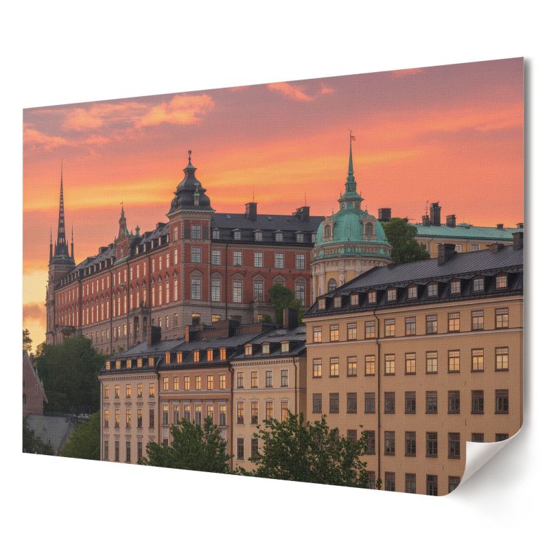 Plakat na ścianę Wallfluent Format A3 Miejski zachód Artysta Orin 1 szt.