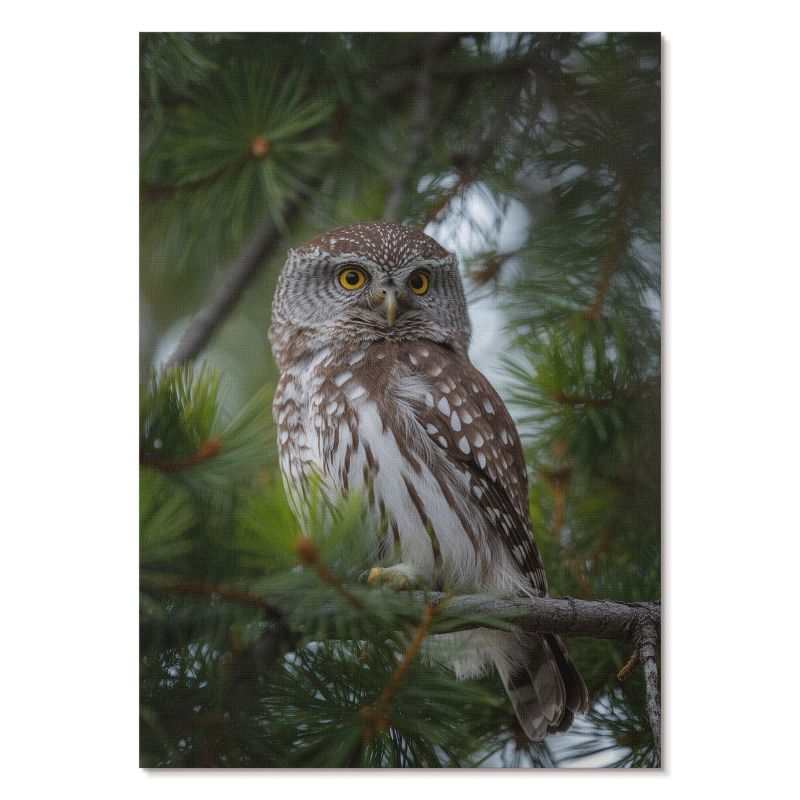 Plakat na Ścianę Tulup 29,7x42 cm (A3) Sowa leśna Do sypialni, salonu, biura 1 szt.