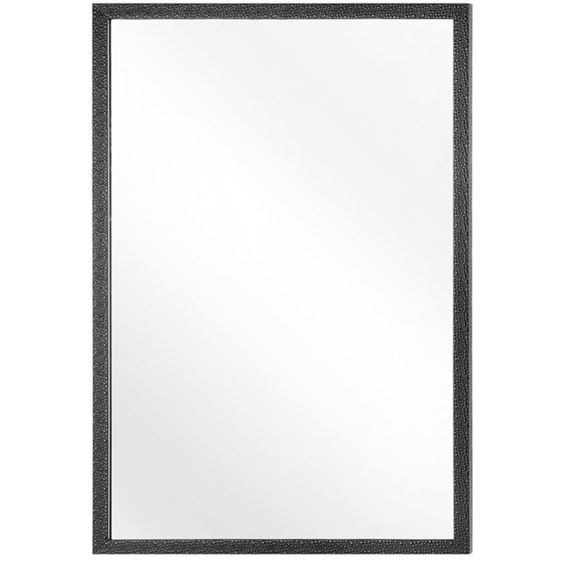 Lustro ścienne Morlaix 60 cm 90 cm Czarny 1 szt.