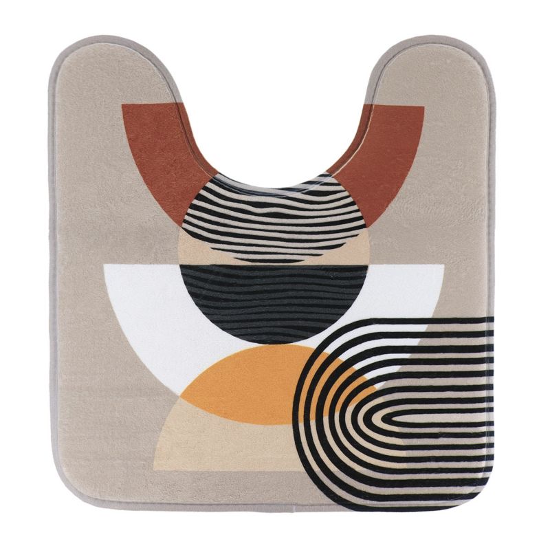 Mata pod WC Tredny TENDANCE kolorowa z wcięciem 45x50 cm 1 szt.