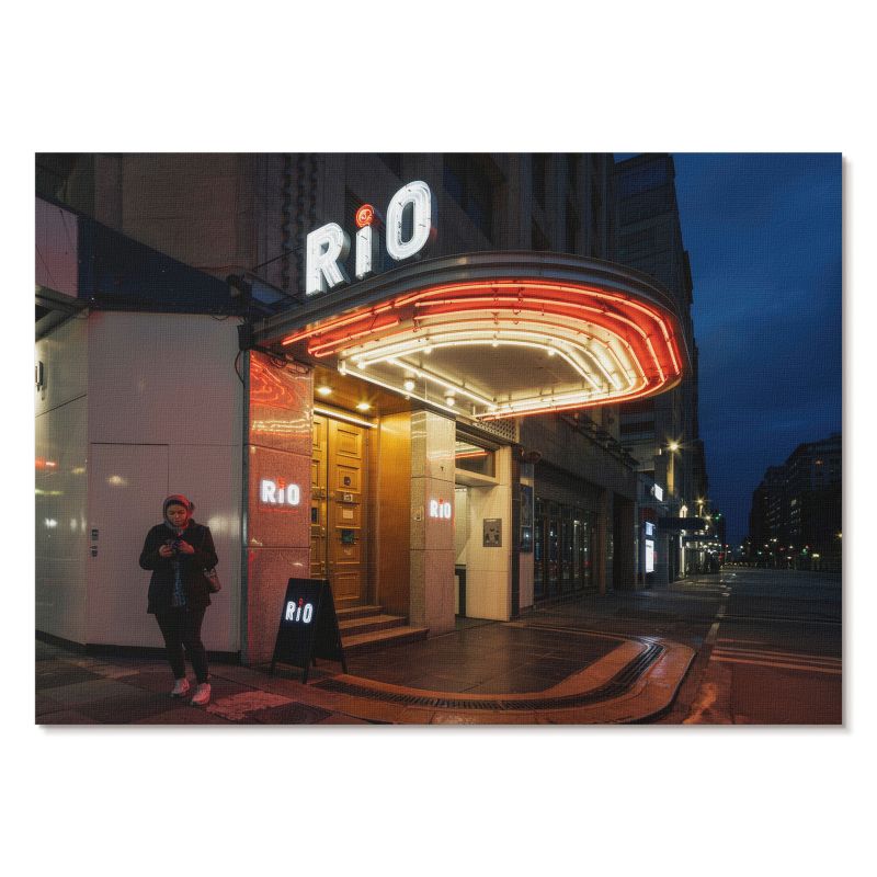 Nowoczesny Plakat na Płótnie Tulup 29,7x21 cm (A4) Kino w Rio Do sypialni, salonu, biura 1 szt.