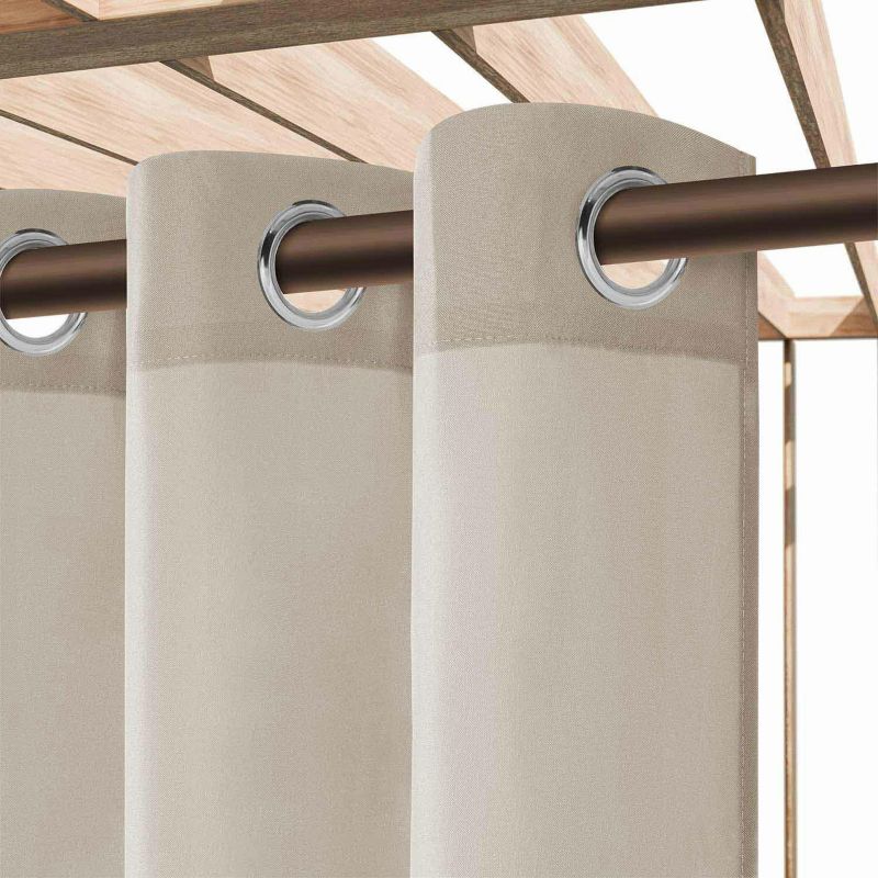 Zasłona ogrodowa Spod Igły i Nitki 140x250 taupe 1 szt.